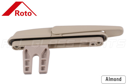 Roto Multi-Point Lock Handle (1-1/2" Fork) (Almond)