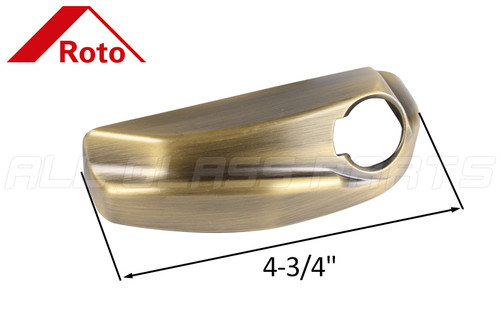 Metal Operator Cover (Roto) (Right) (Antique Brass) Metal Operator Cover (Roto) (Right) (Antique Brass)