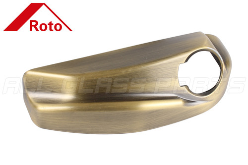 Metal Operator Cover (Roto) (Right) (Antique Brass) Metal Operator Cover (Roto) (Right) (Antique Brass)