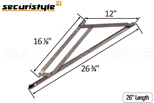 Heavy Duty Storm Hinges (26 inches length)