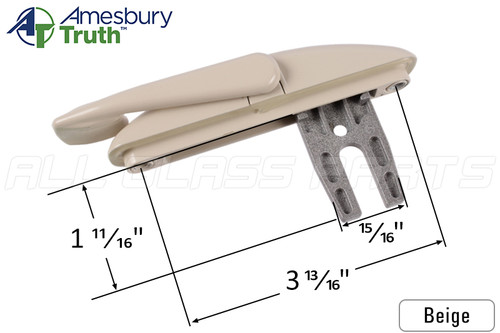 Tie Bar Lock (Long Fork) (Truth Hardware) (Beige)