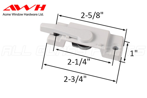 Sash Lock (Right White) (Acme) Sash Lock (Right White) (Acme)