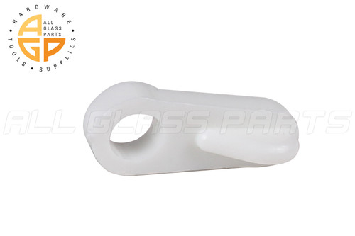 Screen Clip Flush Plastic (White)