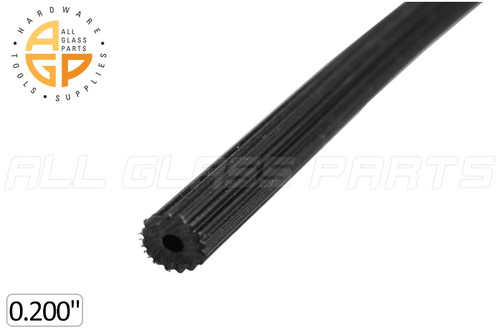 Rubber Screen Spline .200" (Black)