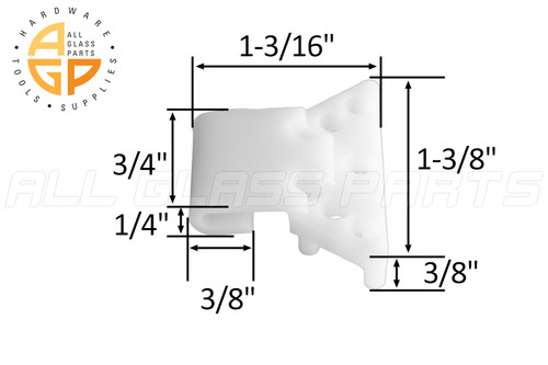 Tie Bar Guide (Amesbury Truth Hardware 41163)