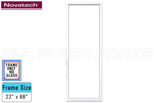 Contemporary Doorglass Frame Insert (22" x 66")