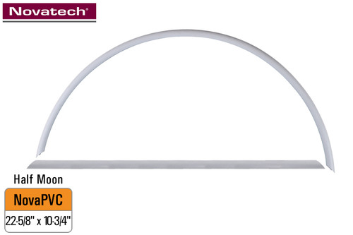 Screw Cover Strips for Novapvc Frame (Half Moon)