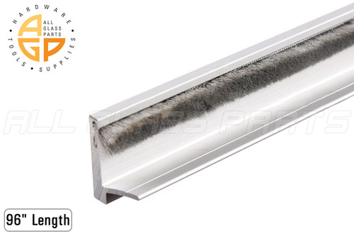 Astragal With Weatherstrip (Anodized) (96" Length) Astragal With Weatherstrip (Anodized) (96" Length)