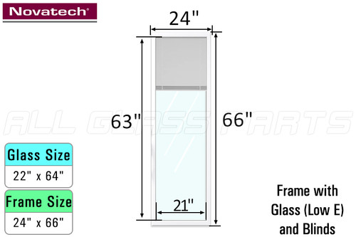 すー　エクリュ36サイズ Resin Doorglass Frame & Glass Size 22