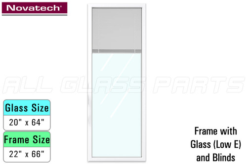 Resin Doorglass Frame & Glass Size 22
