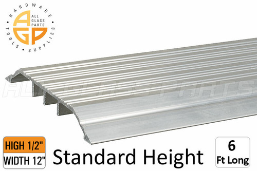 Threshold (Standard Profile) (1/2" High) (12" Width) (6' Length) Threshold (Standard Profile) (1/2" High) (12" Width) (6' Length)