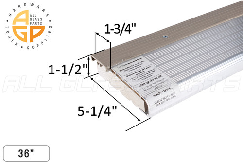 Sill System Inswing Aluminum Vinyl Top Tan (36" Length) Sill System Inswing Aluminum Vinyl Top Tan (36" Length)