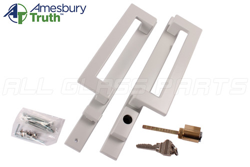 PD Trim Set Contemporary Active Handle Set (Keyed) (White) (40.70) PD Trim Set Contemporary Active Handle Set (Keyed) (White) (40.70)