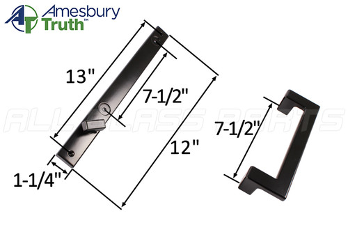 PD Trim Set Contemporary Active Handle Set (Keyed) (Black) (40.70) PD Trim Set Contemporary Active Handle Set (Keyed) (Black) (40.70)
