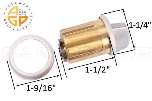 Thumb Turn Cylinder (Aluminum) 1-1/2" Thumb Turn Cylinder (Aluminum) 1-1/2"