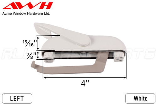 Multi-Point Sash Lock Acme (Left White)