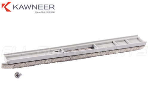 Faceplate For Latch Locks w / pile (Aluminum)  Faceplate For Latch Locks w / pile (Aluminum)