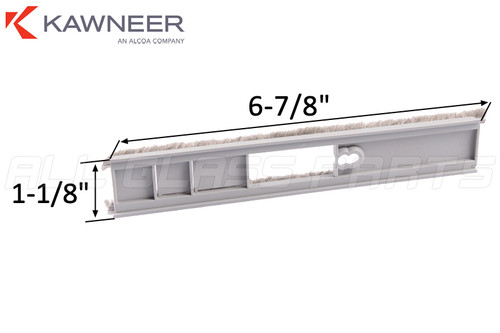 Faceplate For Latch Locks w / pile (Aluminum)  Faceplate For Latch Locks w / pile (Aluminum)