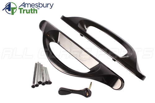 Patio Door Handle Set (Allure) (Black) (40.85)