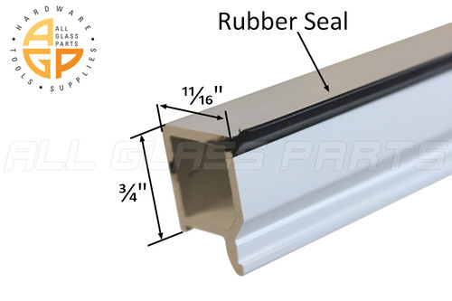 Vinyl Window Stop (11/16" Width x 3/4" Height)