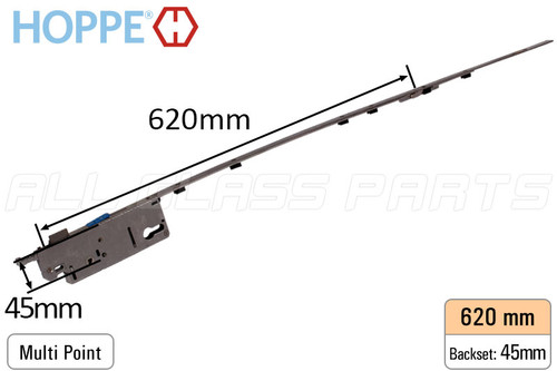 Multi Point Lock (Hoppe) (Backset 45mm) (Tongue Gear 620mm)