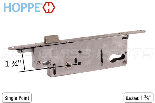 Mortise Single Point Lock Backset 1 3/4" (Hoppe)