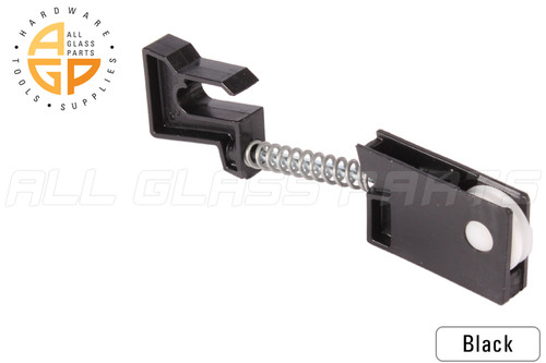 Sliding Screen Door Roller (Black) (1-1/8" Length) (3/8" Width)