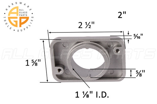 Mounting Pad for Commercial Door Cylinder