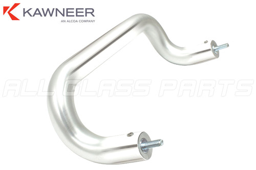 Pull 'D' Handle (Kawneer) (12") (Polished Chrome)