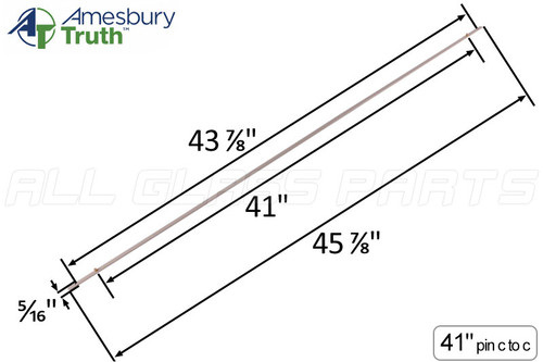 Tie Bar S/A (Amesbury Truth Hardware) Pin (41" Pin center to center)
