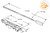 Flush Bolt (Aluminum) (Length 11-3/16'')