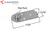Commercial Door Pivot (Bottom Offset Frame Portion) (Kawneer)