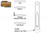 Maximum Security Face Plate (for 11-2001 Series) (Face Shape Left Bevel)
