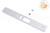 Face Plate for Commercial Door Latch Lock (Bevel) (Right)