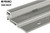 Continuous Geared Hinge (Full Surface Mount) (Aluminum) (Standard) (Length 83'')