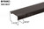Replacement Snap Cover for Full Surface Mount Hinge (Duronodic) (Length 83'')