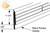Door Sweep (Clear Anodized Aluminum) (48'' Length) (1-1/4'' Height)