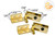 Glass Door Hinge (Brass)