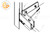 No-Bore Glass Door Hinges (Chrome)