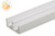 Lower Track for Sliding Glass or Wood Door Panels - For 1/4" Thick Material (White)