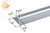 J-Bar Bottom (Mirror Mounting Channel) (Bright Chrome)