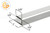 J-Bar Top (Mirror Mounting Channel) (Bright Chrome)