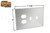 Triple Mirror Plates (Single plug (2) - Toggle (2))
