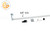 Charley-Bar Patio Door Lock (White)