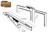 Narrow Leg Window Lock (Mill)