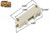 Sliding Window & Glass Door Plunger Lock (Beige)