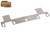 Out-Swing Adjustable Strike Plate (Satin Chrome)