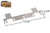 Out-Swing Adjustable Strike Plate (Satin Chrome)