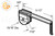Sliding Screen Door Roller (15/16'' Dia. Roller) (3/16'' Roller Width) (3-1/2'' Length)