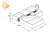 Sliding Screen Door Corner (1-1/2'' Width) (2-5/8'' Height) (3/8'' Deep)